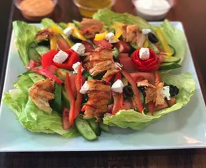 Chickeny Greek Salad