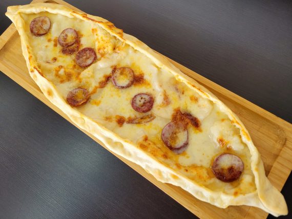 Sujuk and Cheese Pide